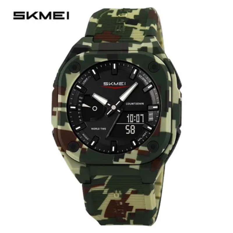 2328 SKMEI Montre numérique pour hommes, bracelet en plastique, waterproof