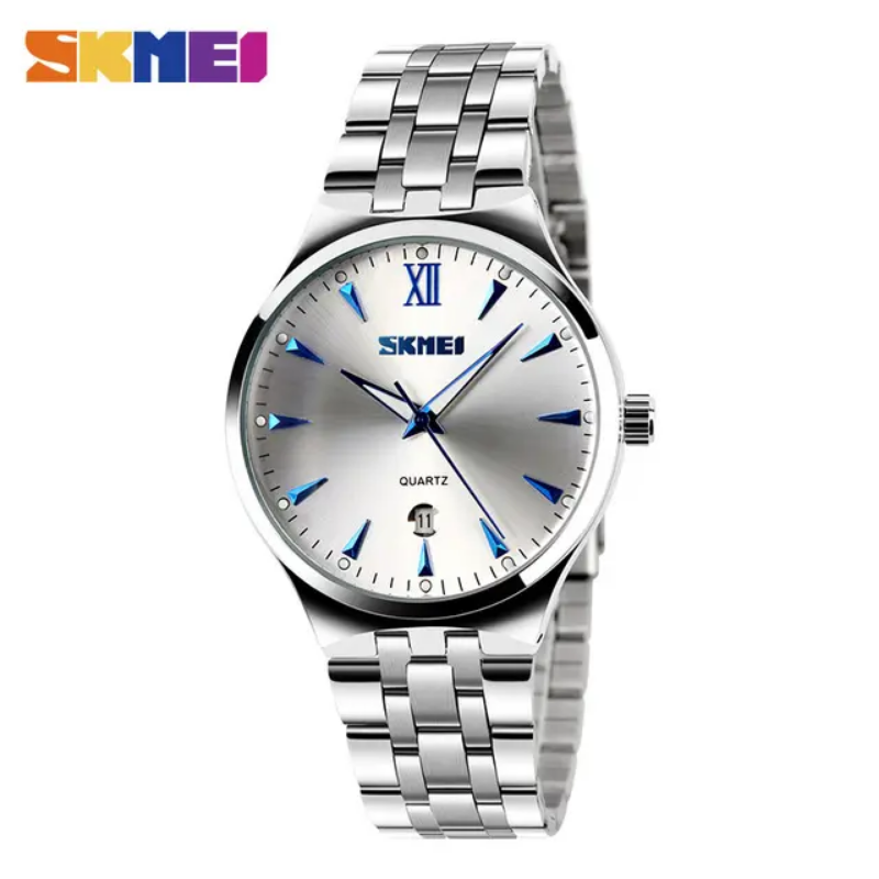 9071 SKMEI - montre à quartz de marque pour hommes, Stainless steel, waterproof