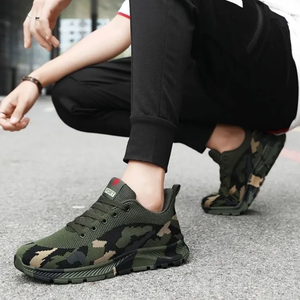Tennis Army green - Chaussures de sport unisexe - légères, respirantes et ultra stylées - parfaites pour le sport, la marche ou un look décontracté.