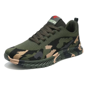 Tennis Army green - Chaussures de sport unisexe - légères, respirantes et ultra stylées - parfaites pour le sport, la marche ou un look décontracté.