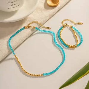 Ensemble de bijoux (colliers + bracelets) -