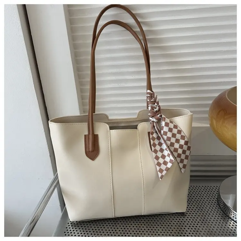 FANXI YM80013 - Sac a main fashion pour femme, dimension moyenne, avec déco en écharpe