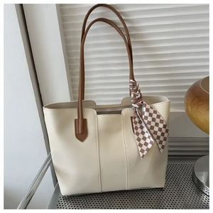 FANXI YM80013 - Sac a main fashion pour femme, dimension moyenne, avec déco en écharpe