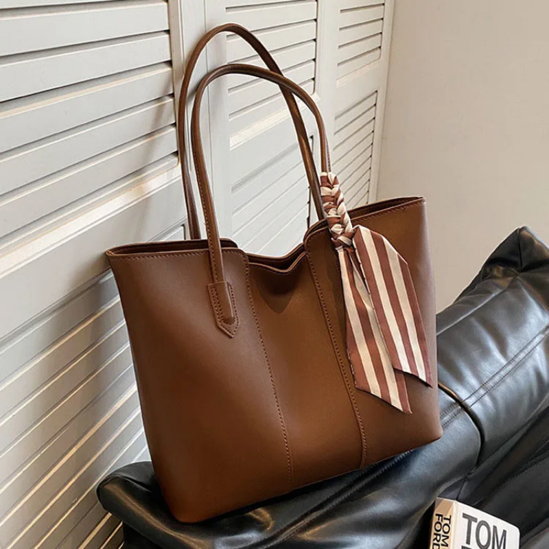FANXI YM80013 - Sac a main fashion pour femme, dimension moyenne, avec déco en écharpe