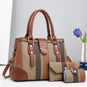 FANXI YMX235 - Sac à main en cuir pour femme - 3 pièces