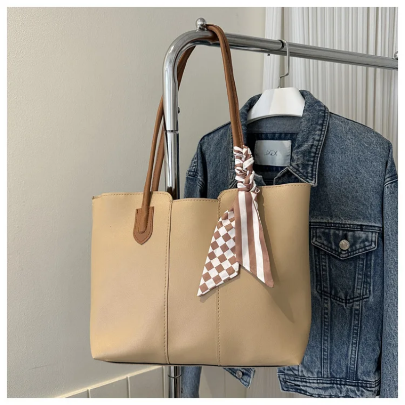 FANXI YM80013 - Sac a main fashion pour femme, dimension moyenne, avec déco en écharpe