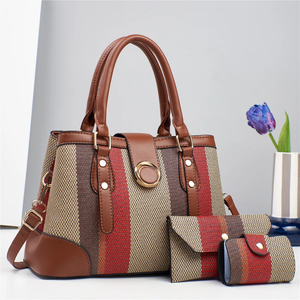 FANXI YMX235 - Sac à main en cuir pour femme - 3 pièces