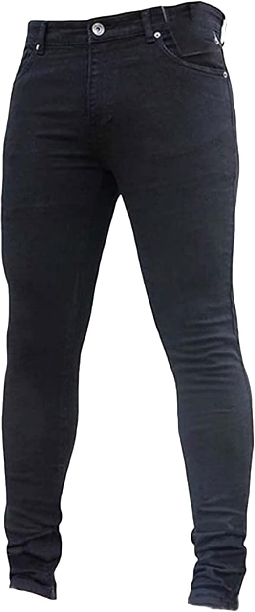 JEANS 1083 - Casual Slim Fit Straight Stretch Feet Skinny Zipper Jeans