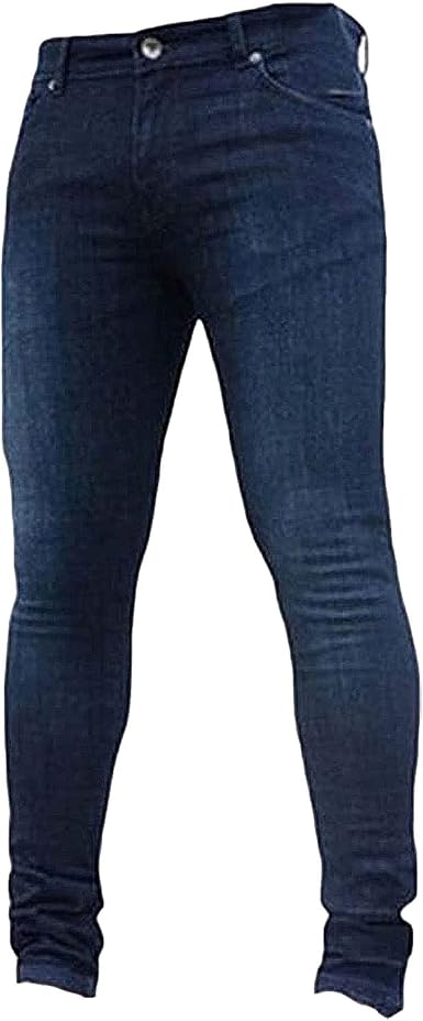 JEANS 1083 - Casual Slim Fit Straight Stretch Feet Skinny Zipper Jeans