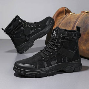 F602 - Boots (bottes) Militaire pour homme, très resistant