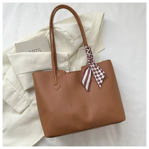 FANXI YM80013 - Sac a main fashion pour femme, dimension moyenne, avec déco en écharpe