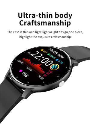 ZL02 SmartWatch - moniteur de Tension  & de fréquence cardiaque