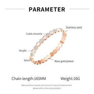 TGB658, Bracelet simple ceramique, style classique en Stainless Steel, 316L