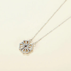 Collier TGN825 en Crystal avec fleurs en Crystal pour fille, bijoux en Stainless steel