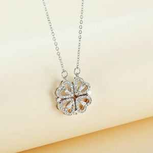 Collier TGN825 en Crystal avec fleurs en Crystal pour fille, bijoux en Stainless steel