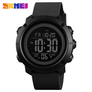 Skmei-montre numérique waterproof en silicone, mode nuit 1426