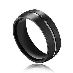 Bague tgr038 noir, modèle spécial, Stainless Steel