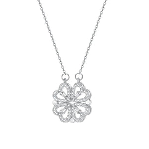 Collier TGN825 en Crystal avec fleurs en Crystal pour fille, bijoux en Stainless steel