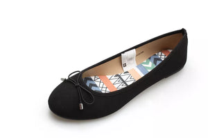 SW-0010 Chaussures pour femmes, avec nœud élastique, tissu classique