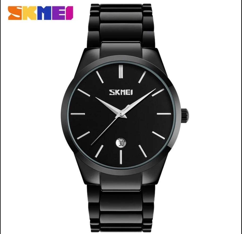 9140 SKMEI - montre à quartz de marque pour hommes, Stainless steel, waterproof