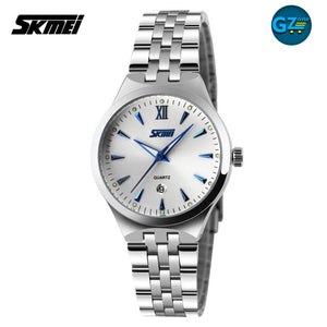 9071 SKMEI - montre à quartz de marque pour hommes, Stainless steel, waterproof