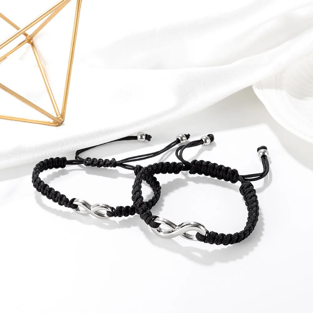 TGB616, Bracelet infini tissé à la main, pour femme et pour homme