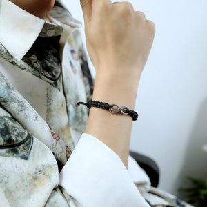 TGB616, Bracelet infini tissé à la main, pour femme et pour homme